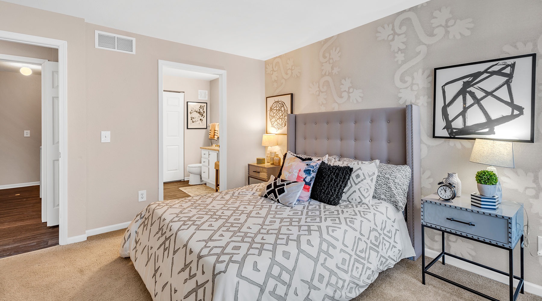 beautiful bedroom with nice decor